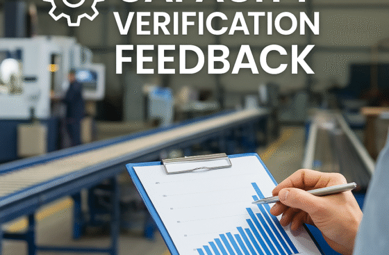 Capacity Verification Feedback