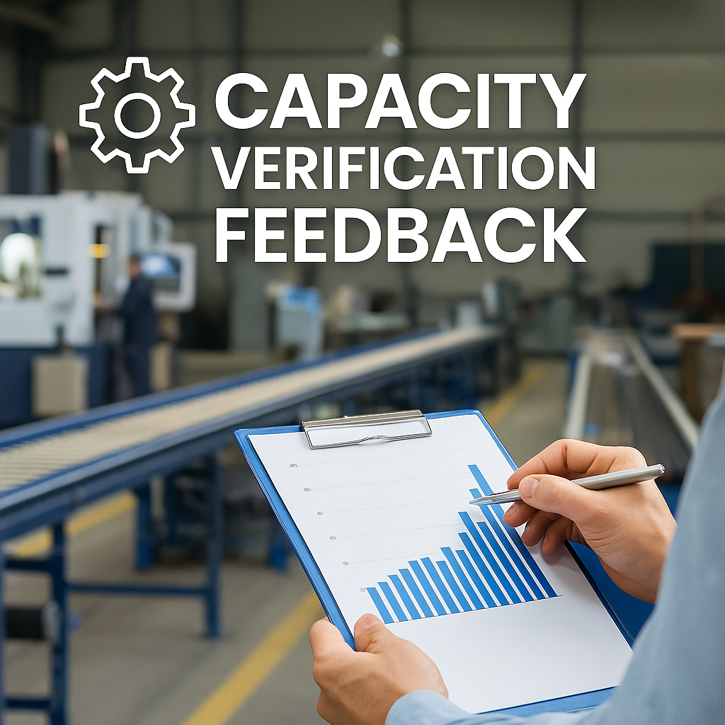 Capacity Verification Feedback