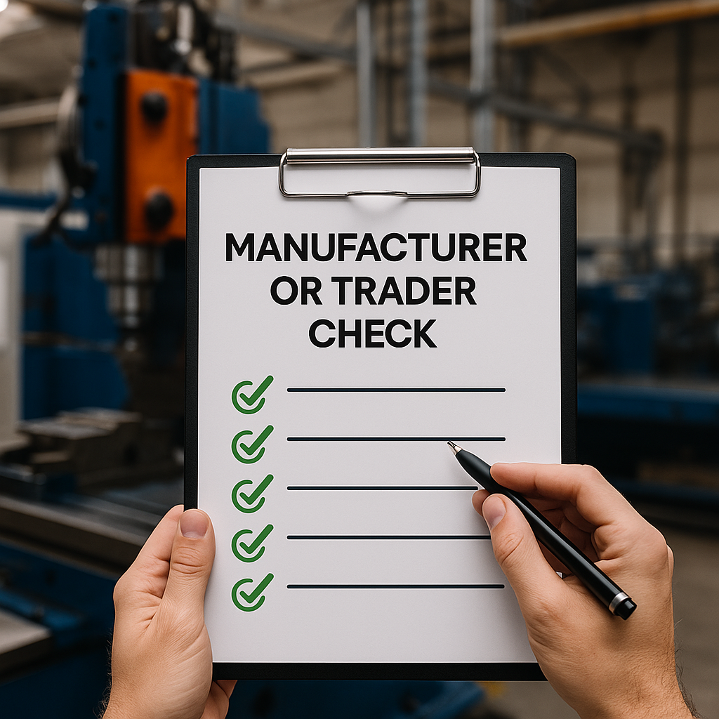 Manufacturer or Trader Check