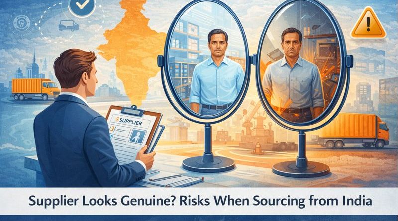 Buyer evaluating risks when a supplier looks genuine while sourcing from India