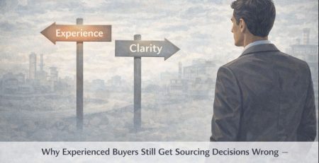 Experienced buyer reflecting on sourcing decisions and the need for clarity over assumptions